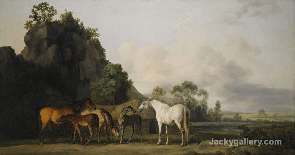 Brood Mares And Foals by George Stubbs paintings reproduction